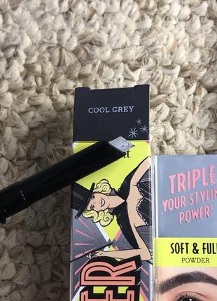 Карандаш и пудра для бровей 2в1 benefit brow styler