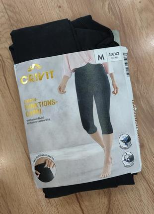 Жіночі капрі спорт crivit, розмір m, чорний