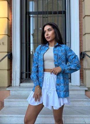 Сорочка в клітинку / жіноча сорочка в асортименті / сорочка з турецької фланелі / сорочка жіноча нова стильна / дизайнерські сорочки