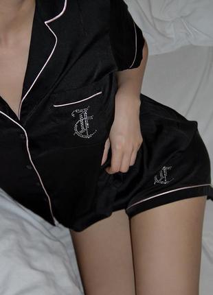 Атласная пижама juicy couture