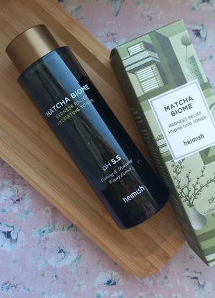 Heimish - успокаивающий тонер для лица - matcha biome redness relief hydrating toner