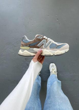 Чоловічі кросівки нью беланс 9060 / new balance 9060 sea salt/blue premium