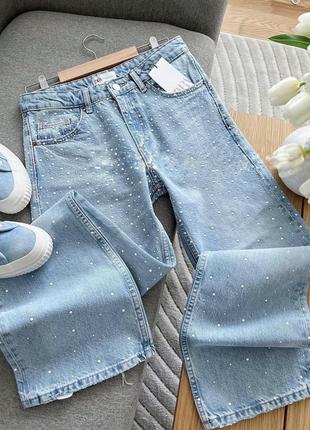 Джинси zara wide leg