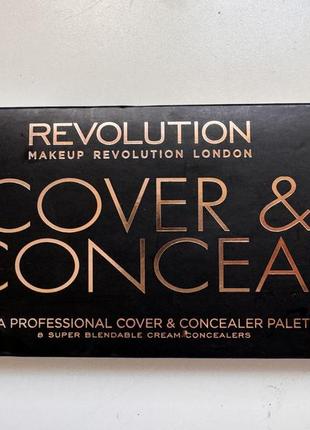 Палетка консилер коректор тональний makeup revolution
