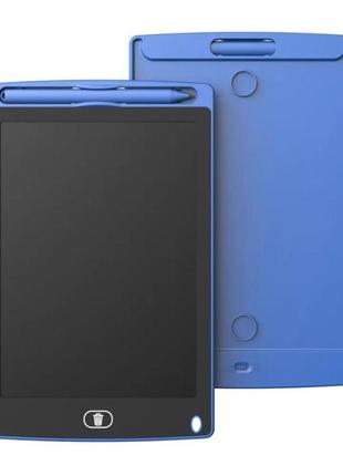 Графический lcd планшет для рисования + стилус, 8,5", dex, синий / детская доска для записей