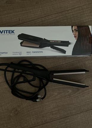 Щипці гофре для волосся vitek (вітек) (vt-8407bk)
