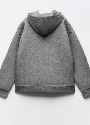 Zara neoprene sweatshirt sale