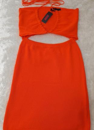 Стильное трикотажное платье, платье на пляж7 фото