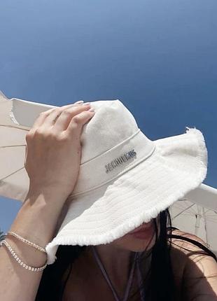 Біла панама jacquemus