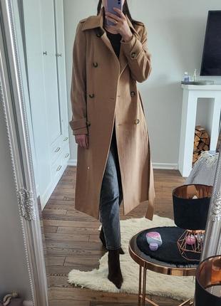 Пальто из 100 шерсти max mara