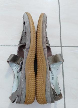 Супер удобные кожаные босоножки damart.