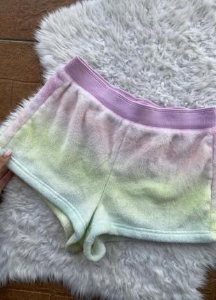 Плюшевые шорты pink victoria’s secret для дома