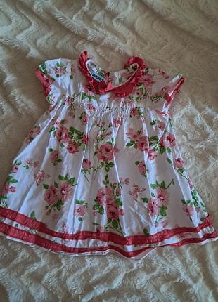 Платье для девочки размер 80 12 месяцев