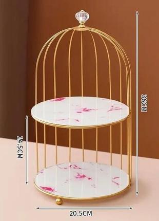 Розкішна етажерка, полиця, стильна підставка для косметики, парфумів, органайзер...