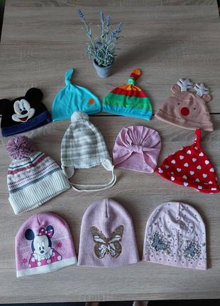 Шапочки на девочку lenne george h&m disney famo