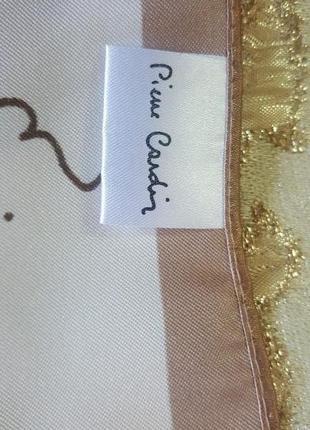 Стильный платок шейно/головной от известного бренда " pierre cardin"-2 шт