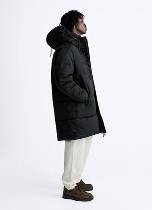 Парка пальто мужское zara m5 фото