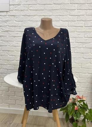 Блузка блуза нарядная из вискозы р 52