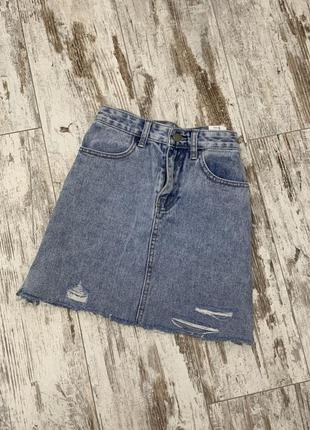 Джинсова спідниця