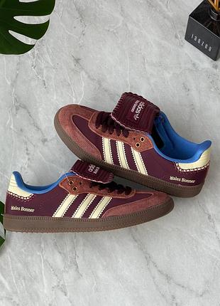 Женские кроссовки products bonner x adidas samba nylon 'fox brown' ie0579
