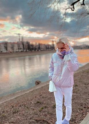 Куртка з напиленням, від reserved (s/xs)🌸