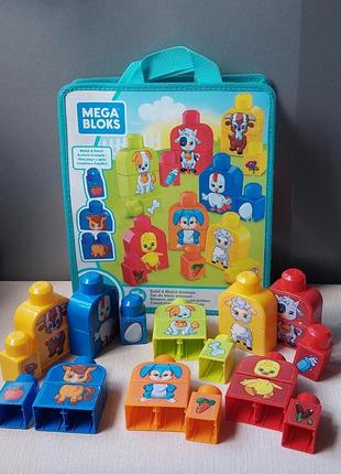 Дитячий конструктор fisher price mega bloks тварини