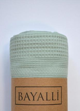 Туреччина 🇹🇷. вафельне простирадло-покривало bayalli 200×230 см. mint