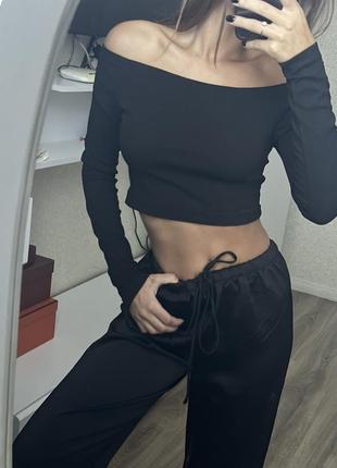Топ zara в рубчик
