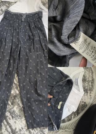 Fendi штани брюки джогери слоучи банани с