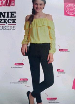 Черные брюки на девочку