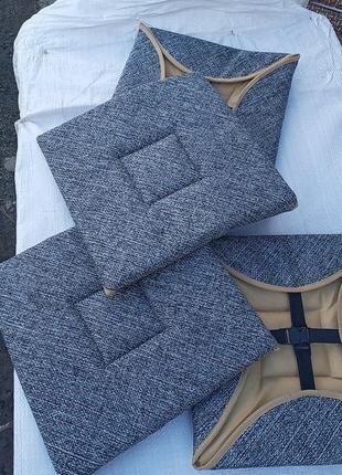 Чохли на шкільні стільці, накидка сидушка на табуретки з засувками на карабіні