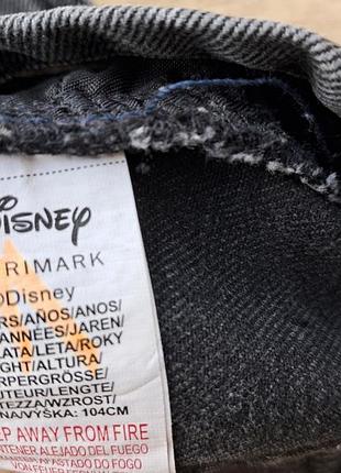 Джинсовый сарафан с мини маус с микки маус с вышивкой disney 3-4г
