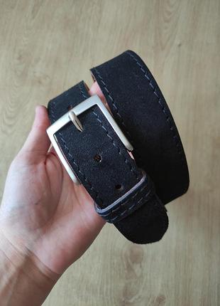 Стильный мужской кожаный ремень antica tradizione italiana, made in italy, р. 100.