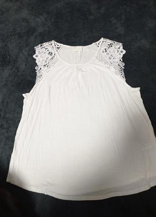 Майка з ажурним кружевом