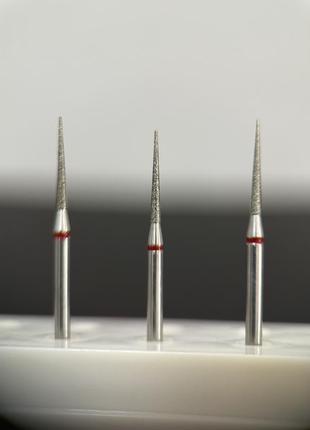 Фреза алмазна ,червона «голка»