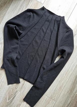 Гольф чорний лонгслів