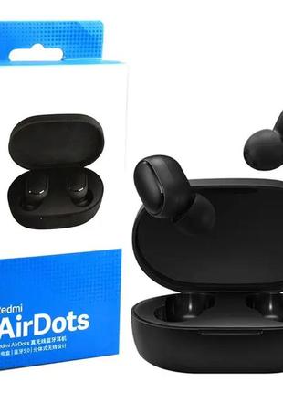 Беспроводные наушники bluetooth airdots black shop