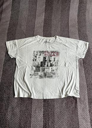 Gildan the rolling stones 2019 vintage merch футболка оверсайз оригінал б у