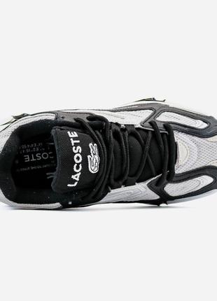 Мужские кроссовки lacoste l003 grey/ silver3 фото
