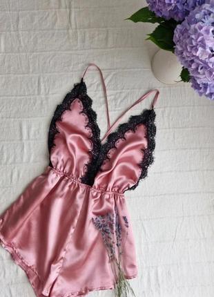 Сатиновий ромпер для дому