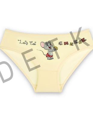 *трусики для девочек 4-5 лет donella, с милым рисунком мышки, 110-116 (4/5-415053) 4