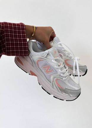Женские кроссовки в стиле new balance Сенсел беленс / демисезонные / весенние, летние, осенние / кожа, сетка / белые, черные, серые, розовые