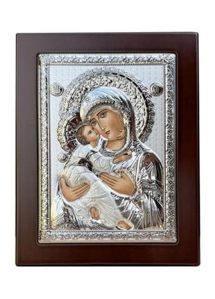 Ікона володимирська божої матері (13 x 16,5 см) atelier ae0842/3s