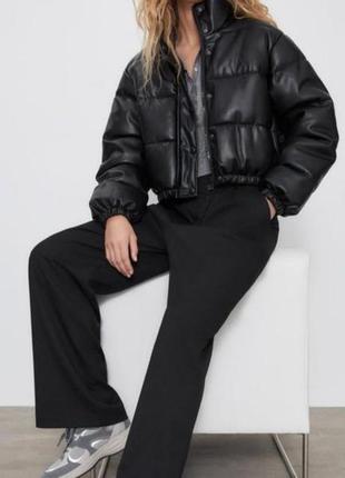 Куртка zara пуфер