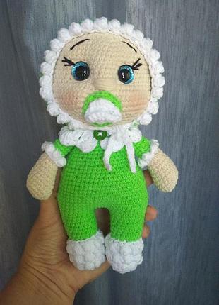 Кукла пупс связан крючком
