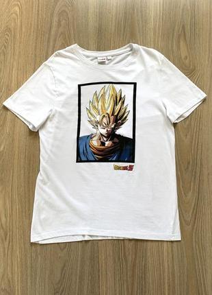 Мужская хлопковая футболка с аниме принтом dragon ball z goku