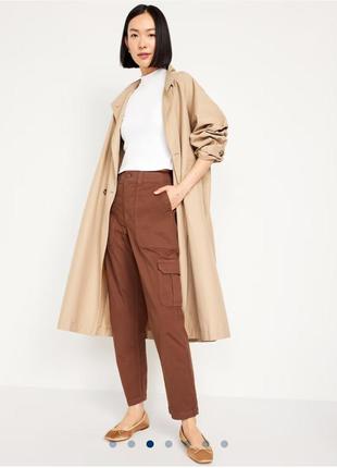 Штани брюки карго old navy чинос із високою посадкою