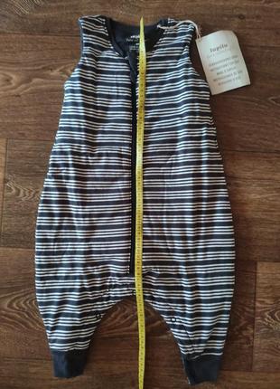 Детский комбинезон для сна из хлопка от немецкого бренда lupilu 80-92 теплый