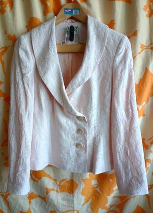 Льняной пиджак, жакет на подкладке