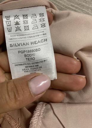 Гіпюрове боді на підкладці сіточка silvian heach, m3 фото